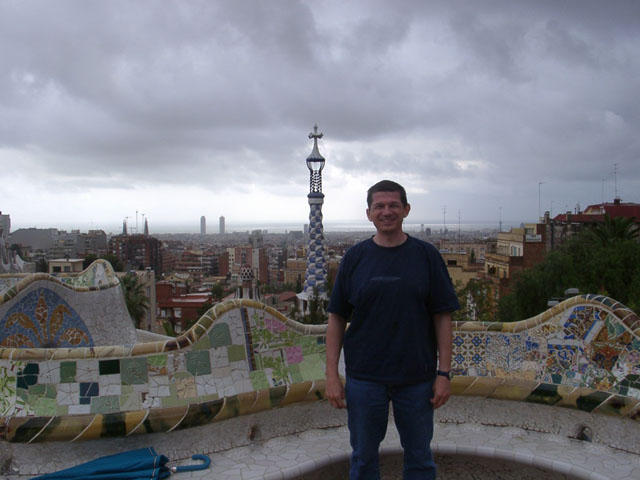 Parc Güell, Mosaikterrasse